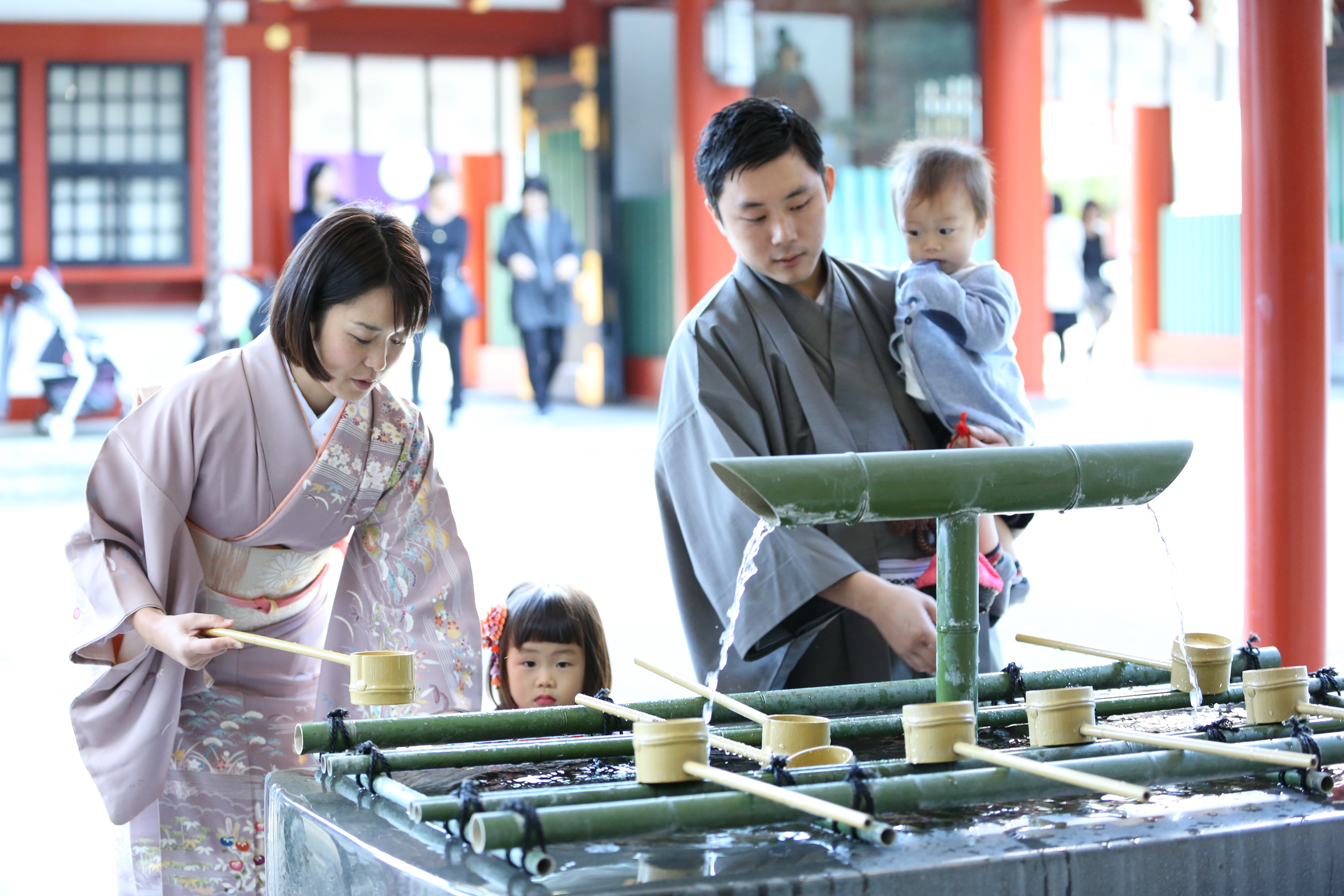 3歳七五三出張撮影 日枝神社 東京 東京 神奈川 川崎 横浜 茅ヶ崎 の出張撮影 カメラマンならhug Timeへ 七五三 家族写真 お宮参り