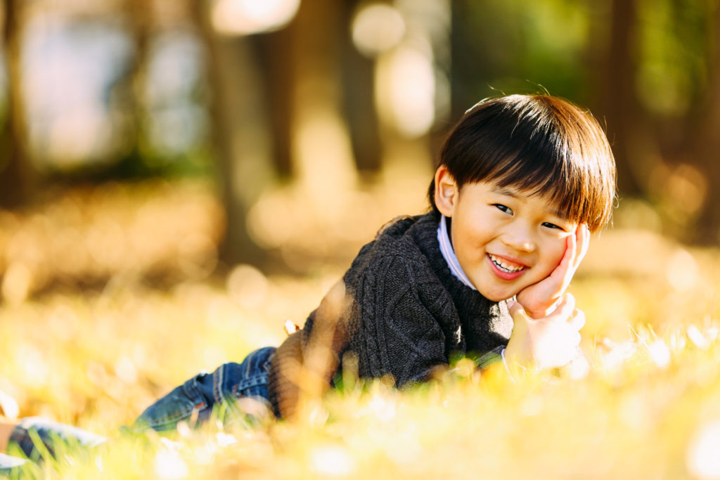 キッズフォト 紅葉ロケーション出張撮影