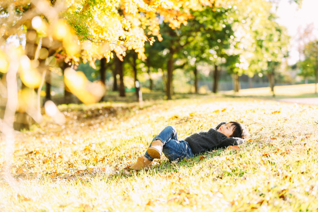 キッズフォト 紅葉ロケーション出張撮影
