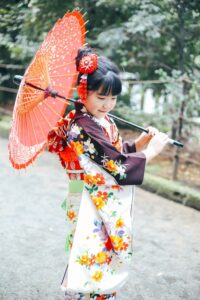 七歳七五三（和傘）